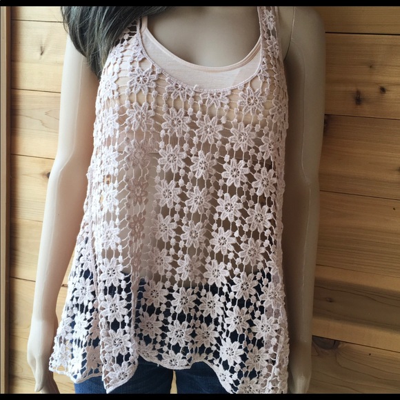 CROCHET FLOWERS TANK - Picture 2 of 8